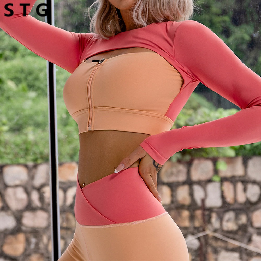 Sexy Long Sleeve Sports Top – purenaked